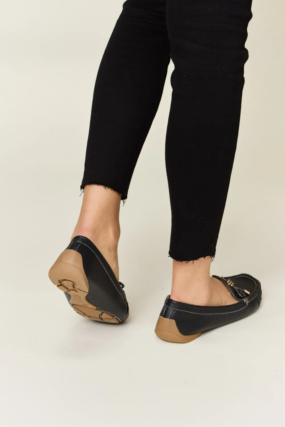 Slip On Bow Flats Loafers, image 4