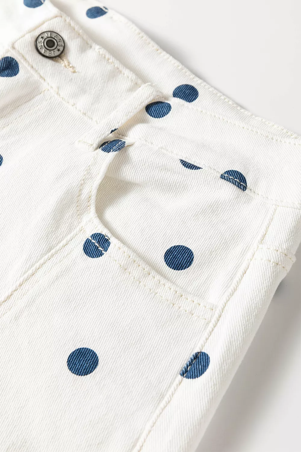 Polka Dot Wide-Leg Jeans, image 8