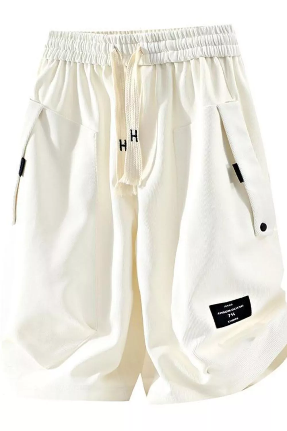Men's Plus Size Drawstring Pocketed Shorts, image 7