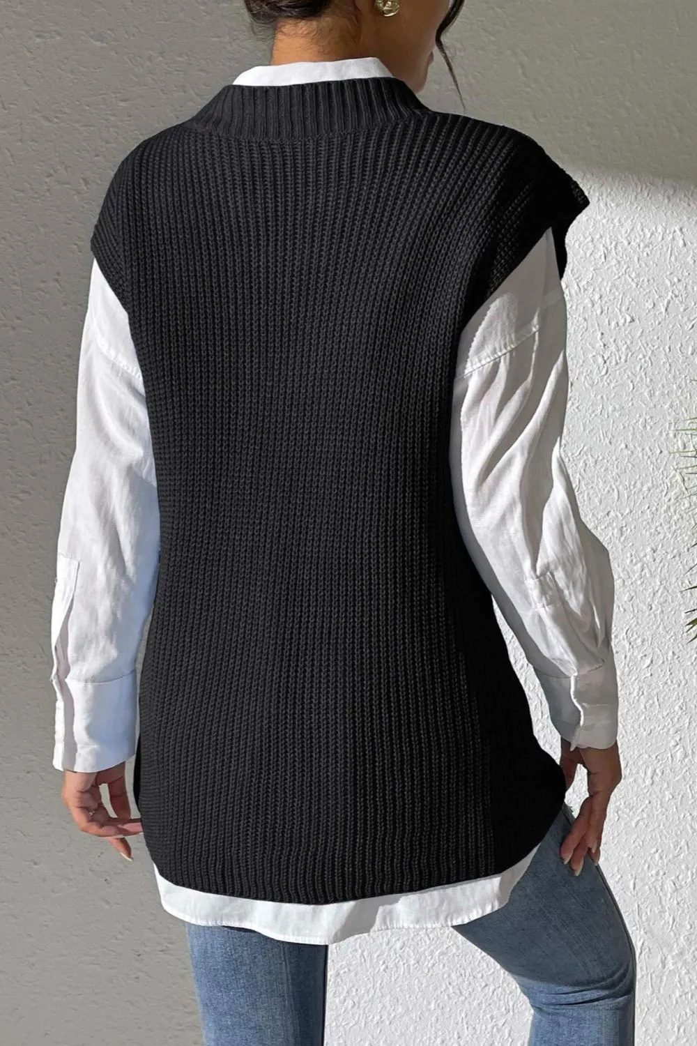 V-Neck Sweater Vest, image 16