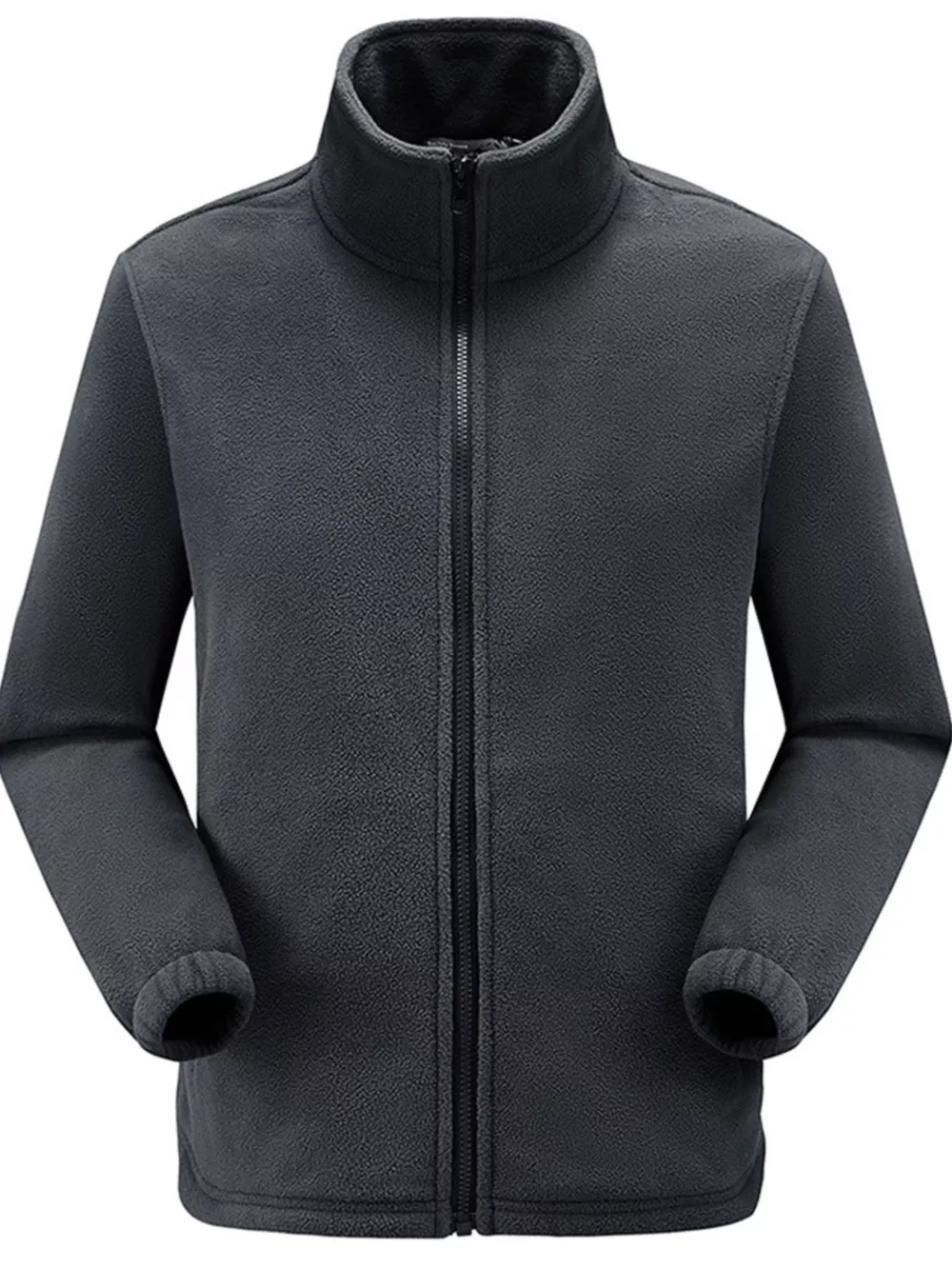 Men's Plus Size Zip Up Hooded Jacket, image 3