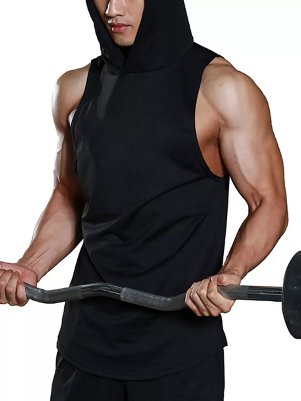 Men's Hooded Sleeveless Tank, image 4
