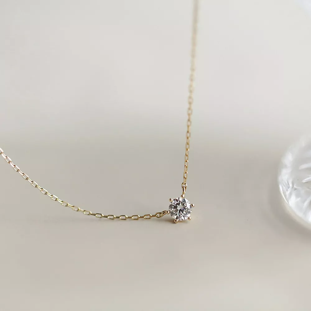 925 Sterling Silver Zircon Necklace, image 3