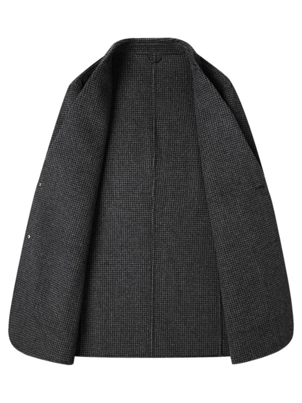 Men's Plus Size Lapel Collar Long Sleeve Blazer, image 8