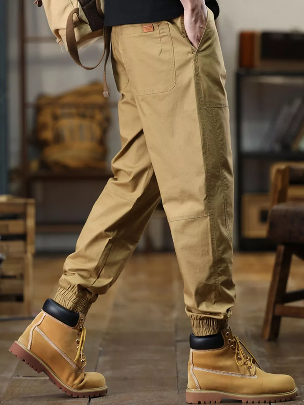 Men's Full Size Wide Leg Pants Plus Size, image 12