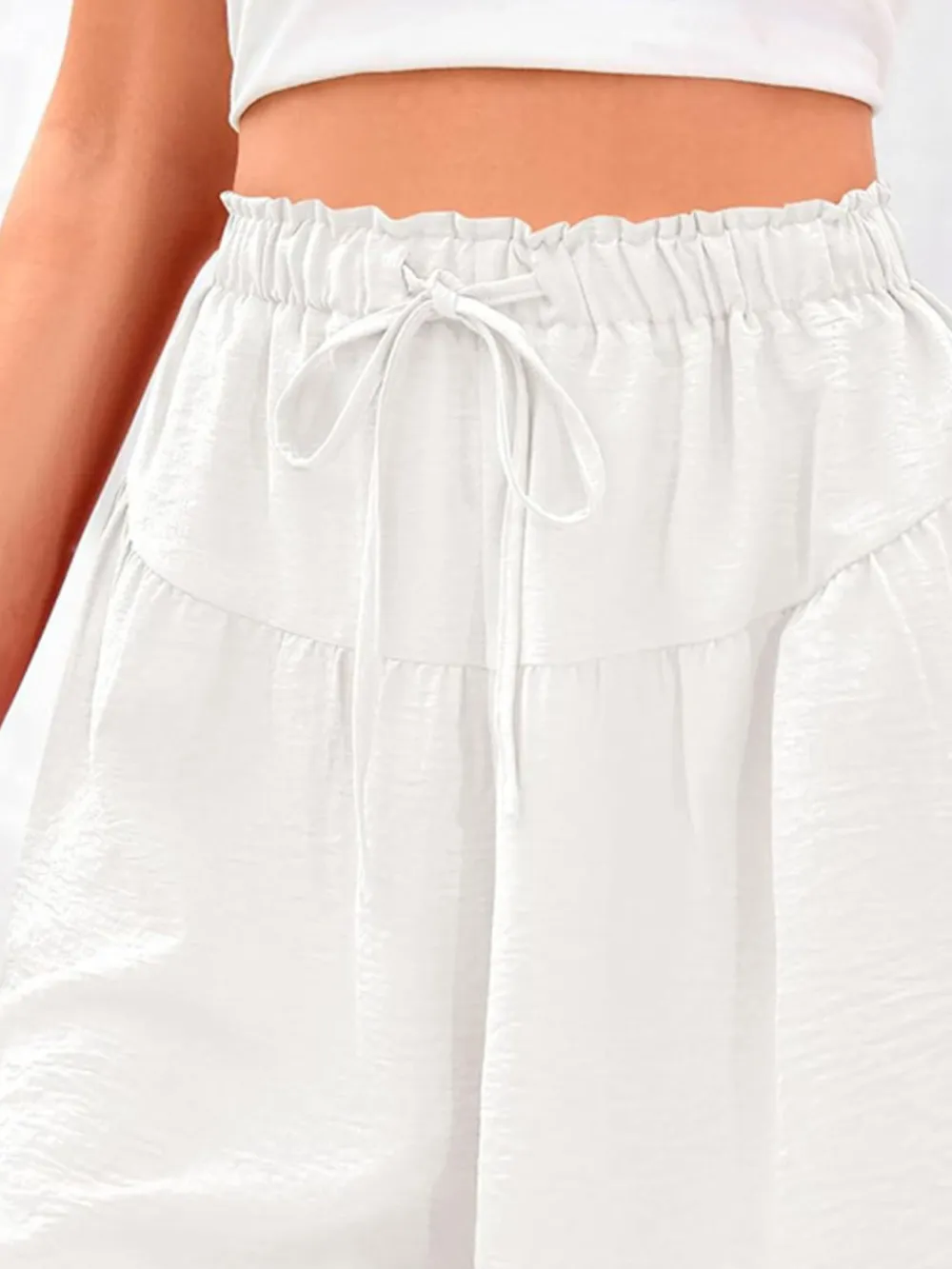 Full Size Casual Drawstring High Waist Relaxed Shorts Plus Size, image 8