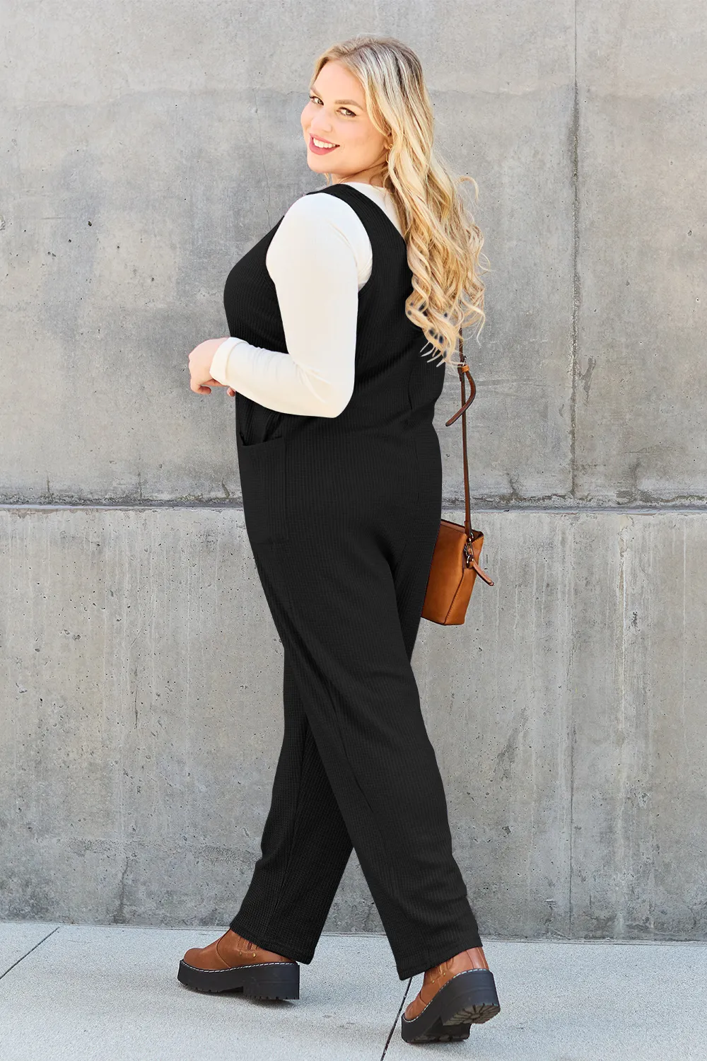 Full Size Sleeveless Straight Jumpsuit, image 16