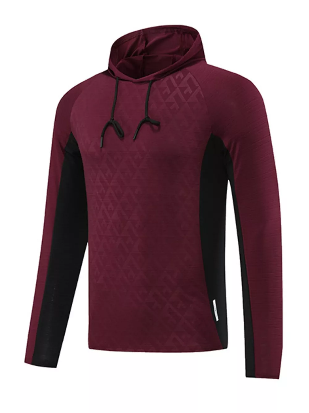 Men's Plus Size Raglan Sleeve Athletic Fit Hoodie, image 7