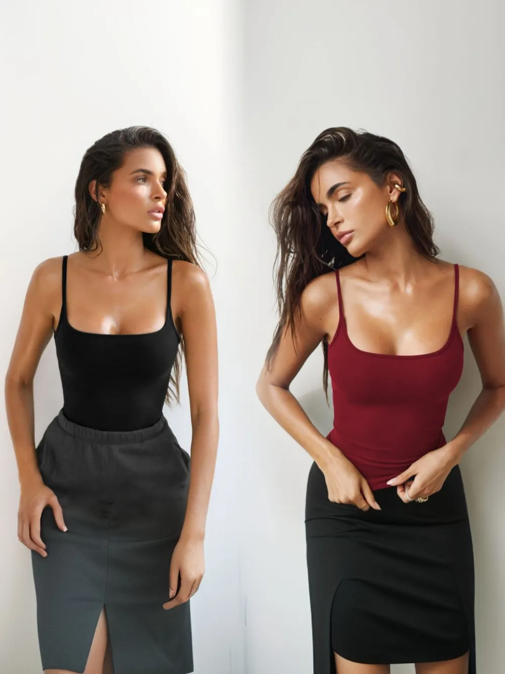 Square Neck 2 Piece Cami, image 13