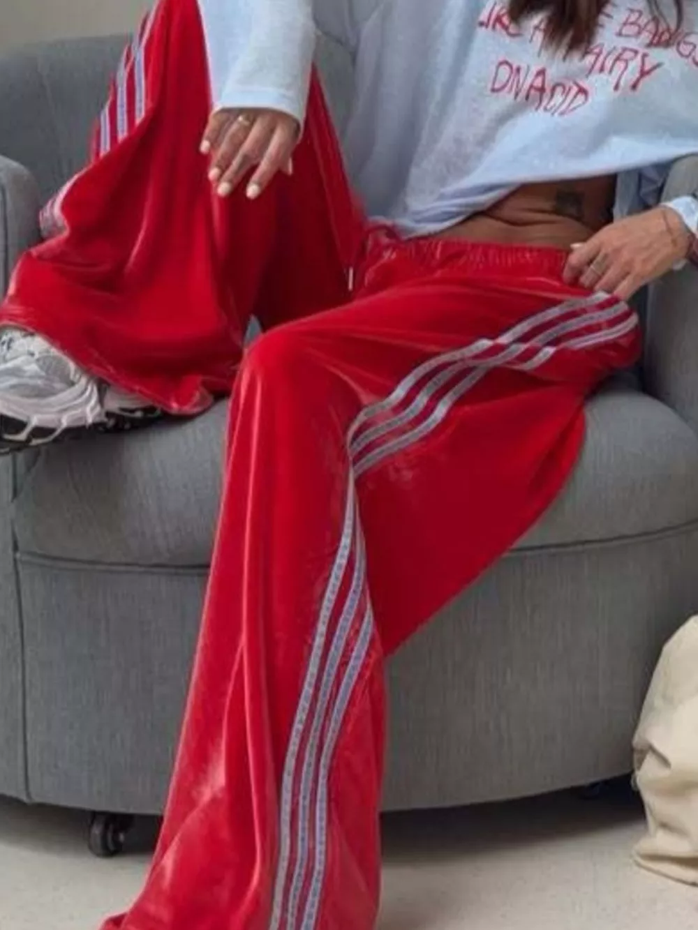 Velvet Wide-Leg Pants, image 11