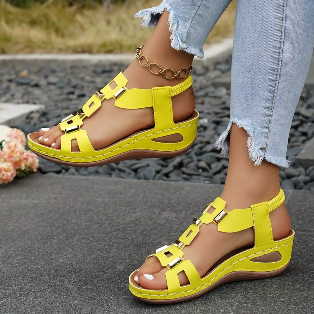 Open Toe Wedge Sandals, image 7