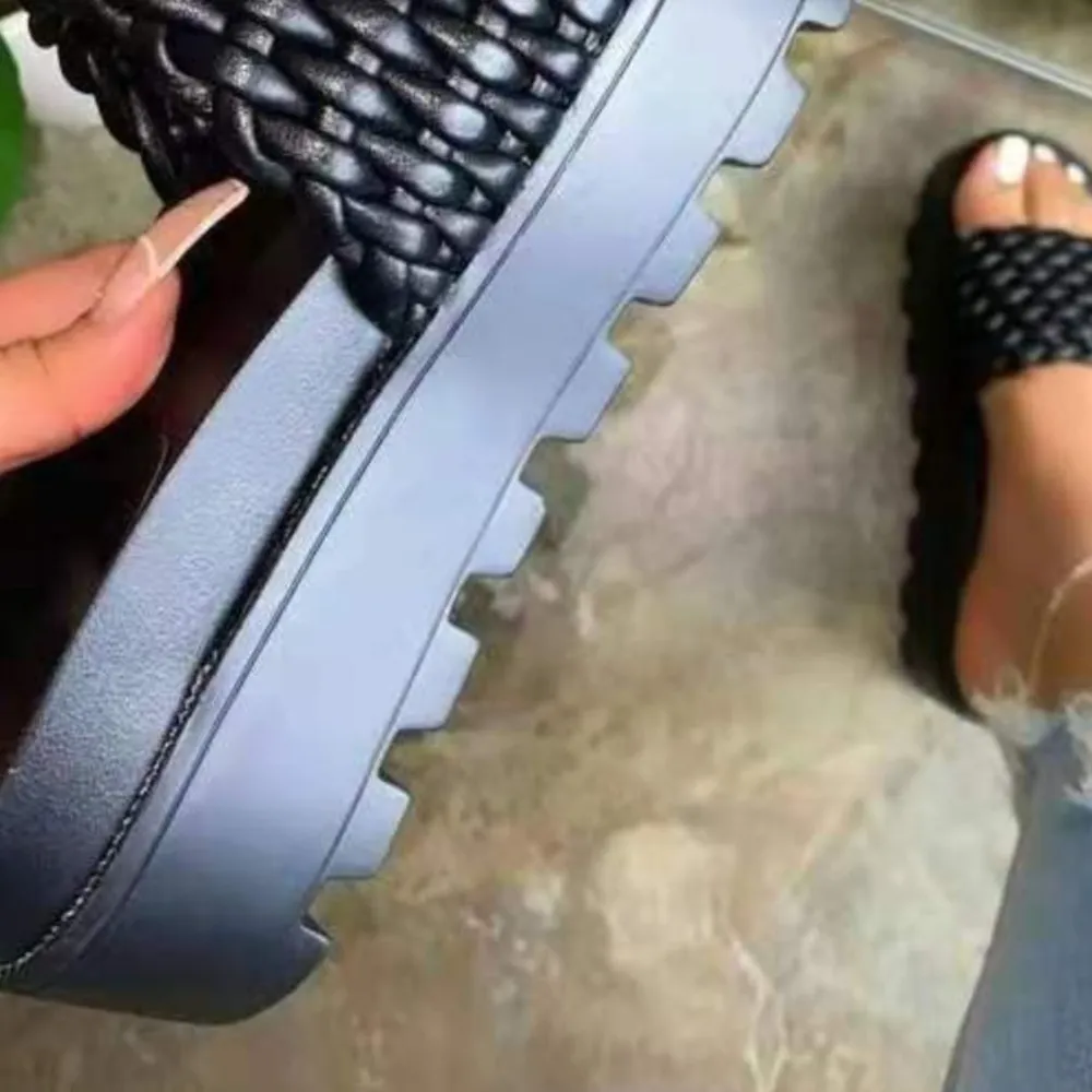PU Leather Open Toe Platform Sandals, image 3