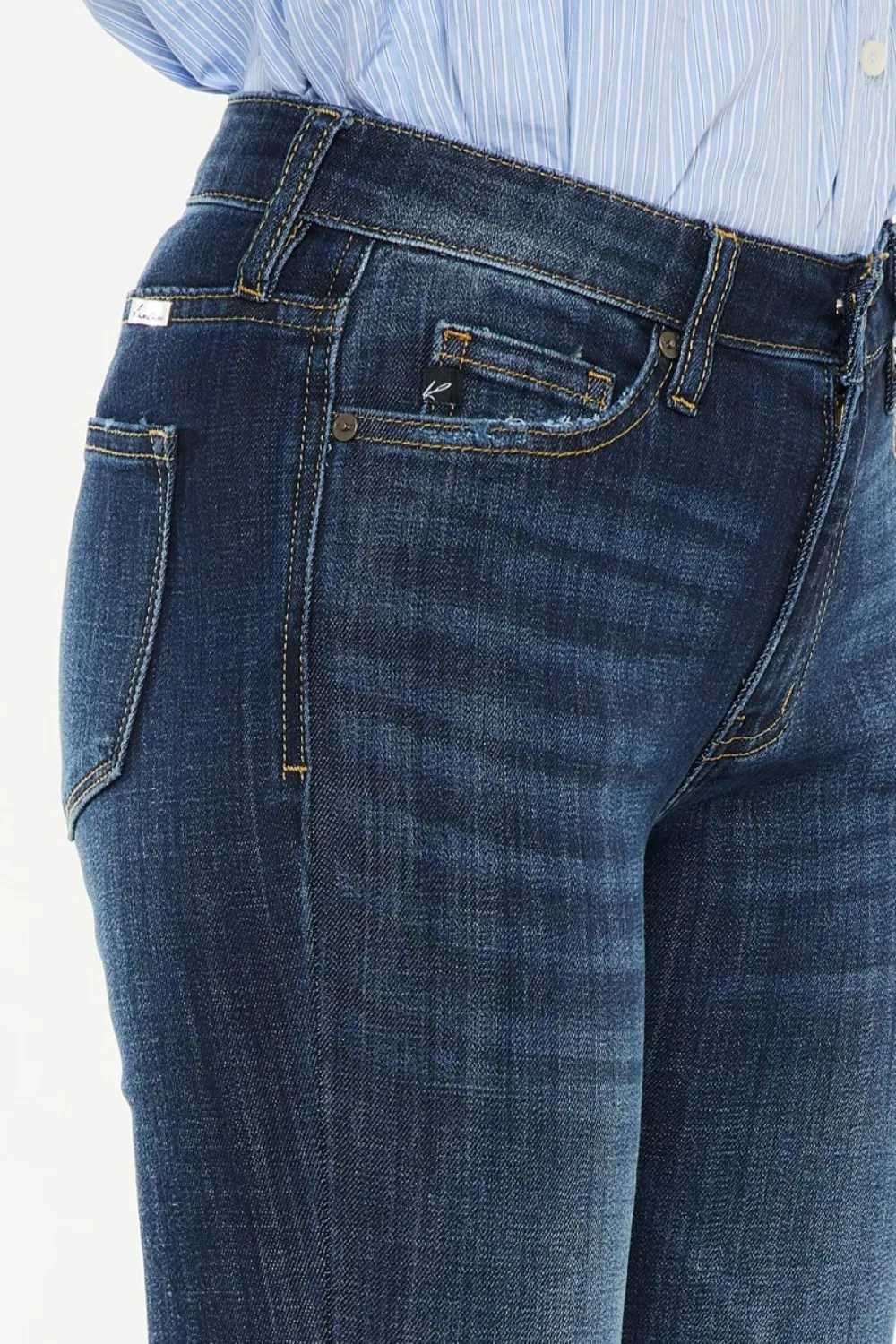 Full Size Mid Rise Flare Jeans, image 13