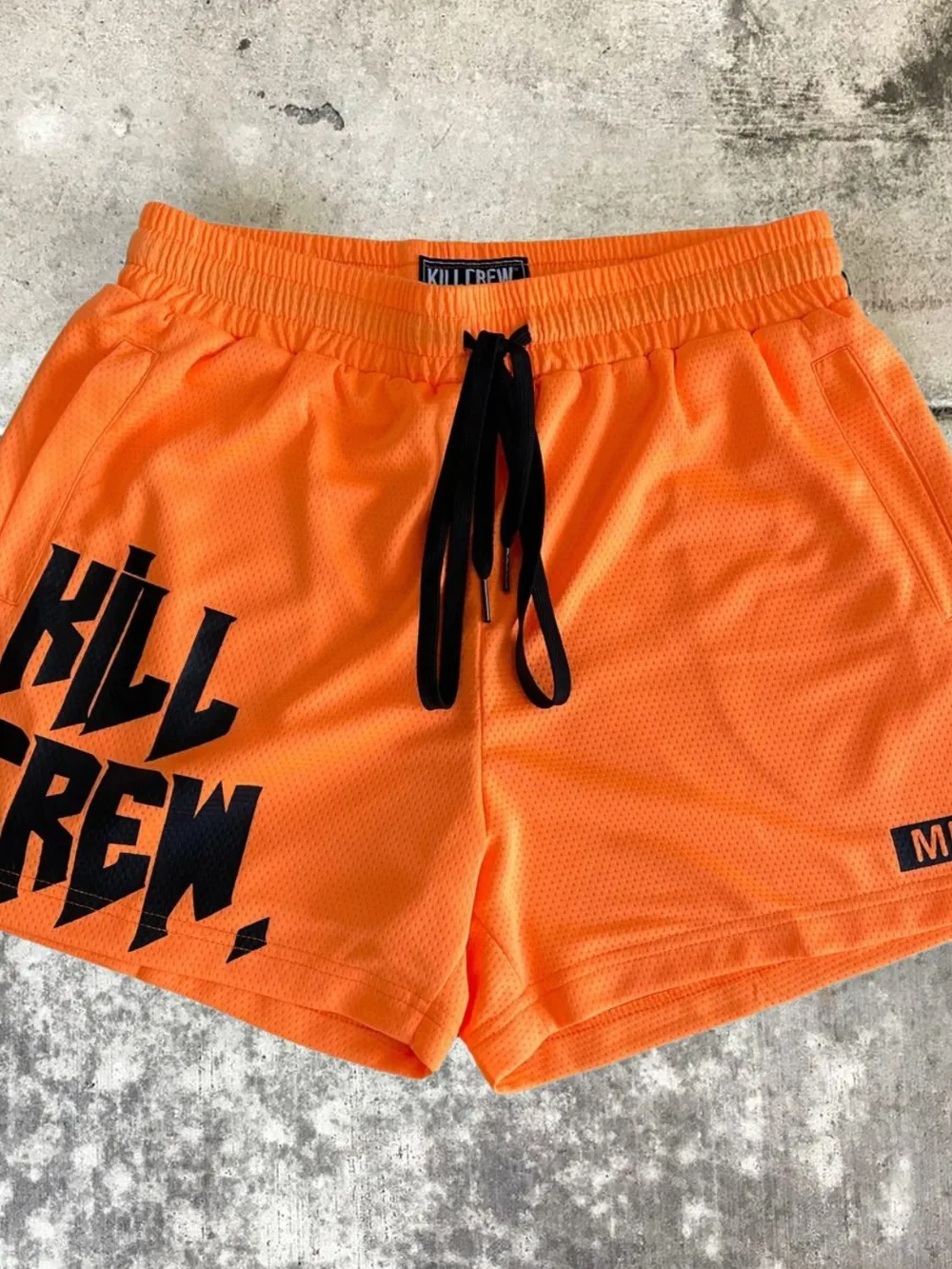 Men's Plus Size Letter Drawstring Shorts, image 8