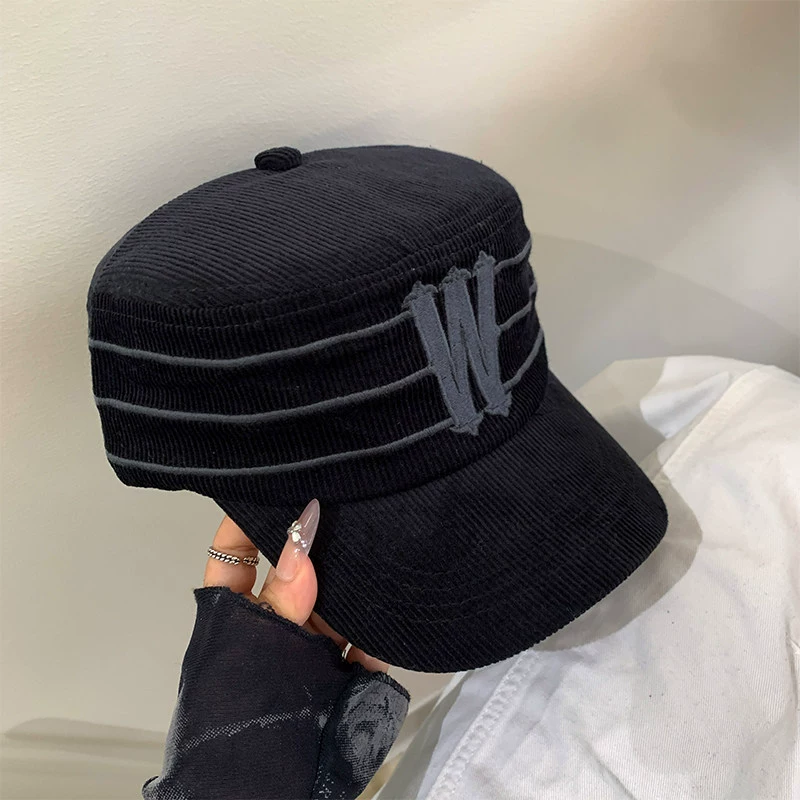 Striped Letter 'W' Baseball Cap, image 7