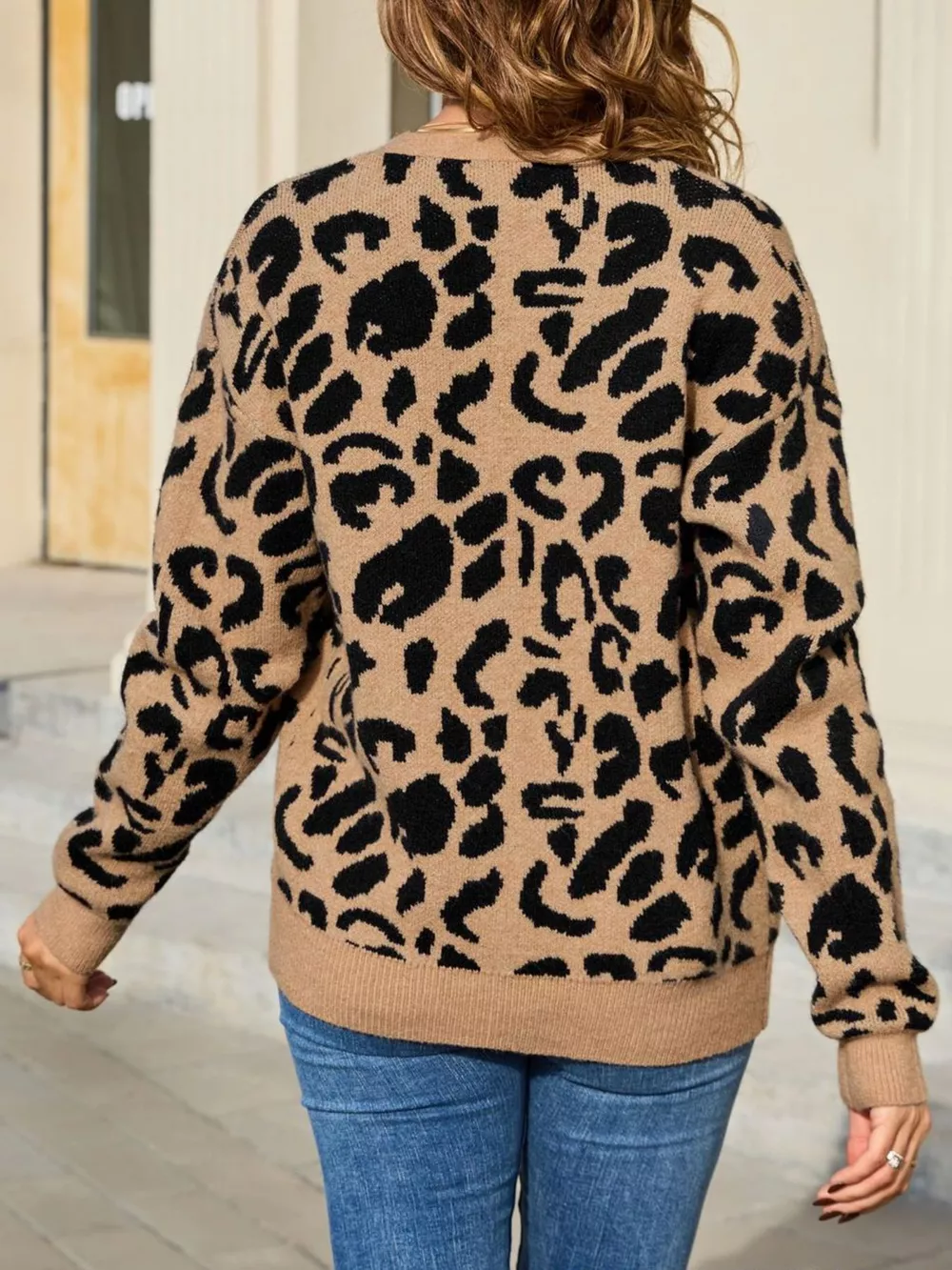 Leopard Tie-Front Cardigan, image 11