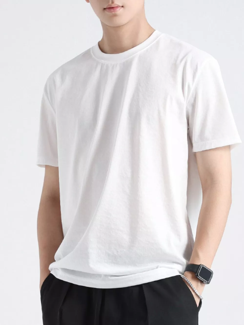 Men's Plus Size Casual Short Sleeve T-Shirt, image 9