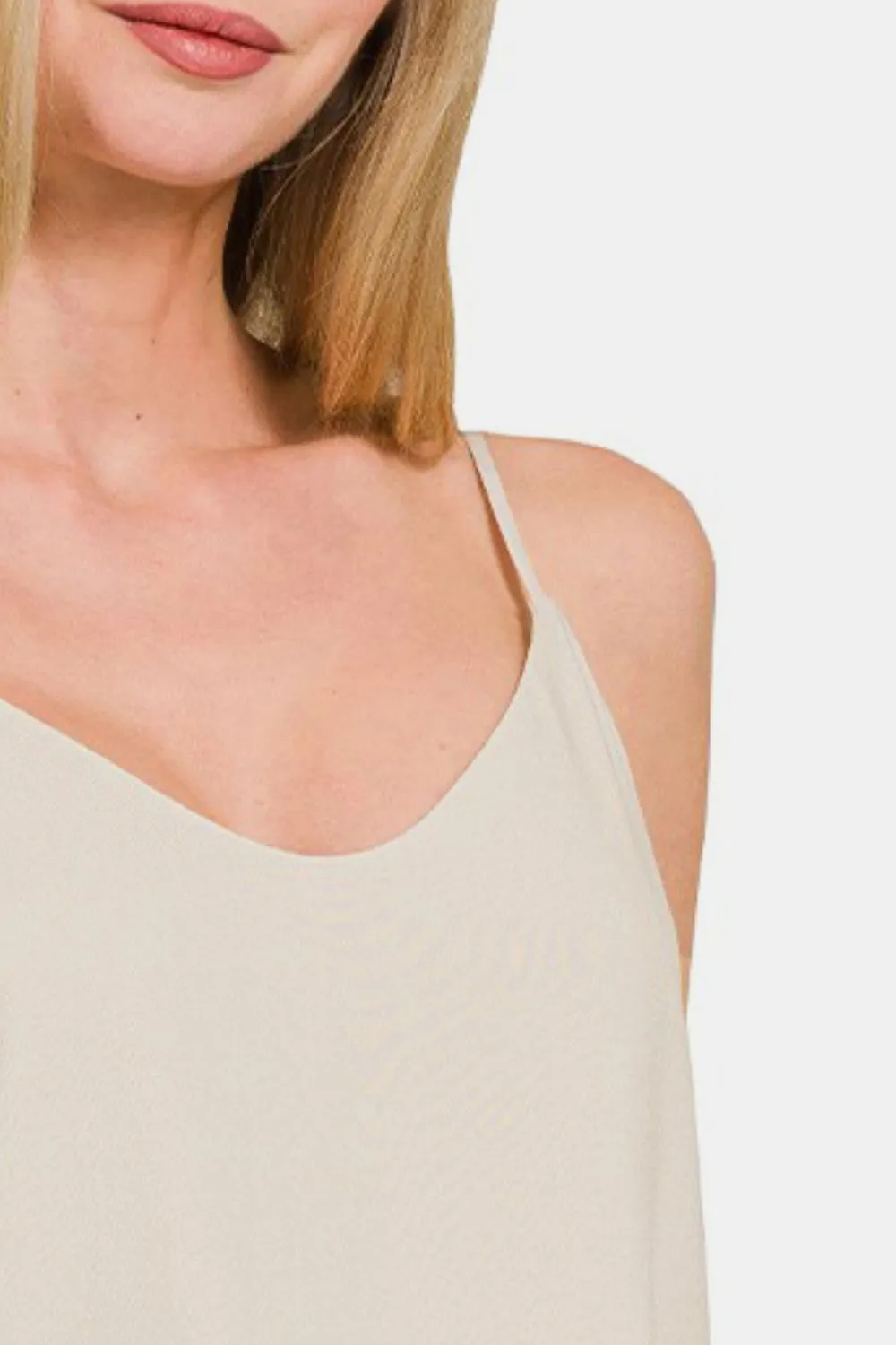Two Layered Spaghetti Strap Cami, image 3