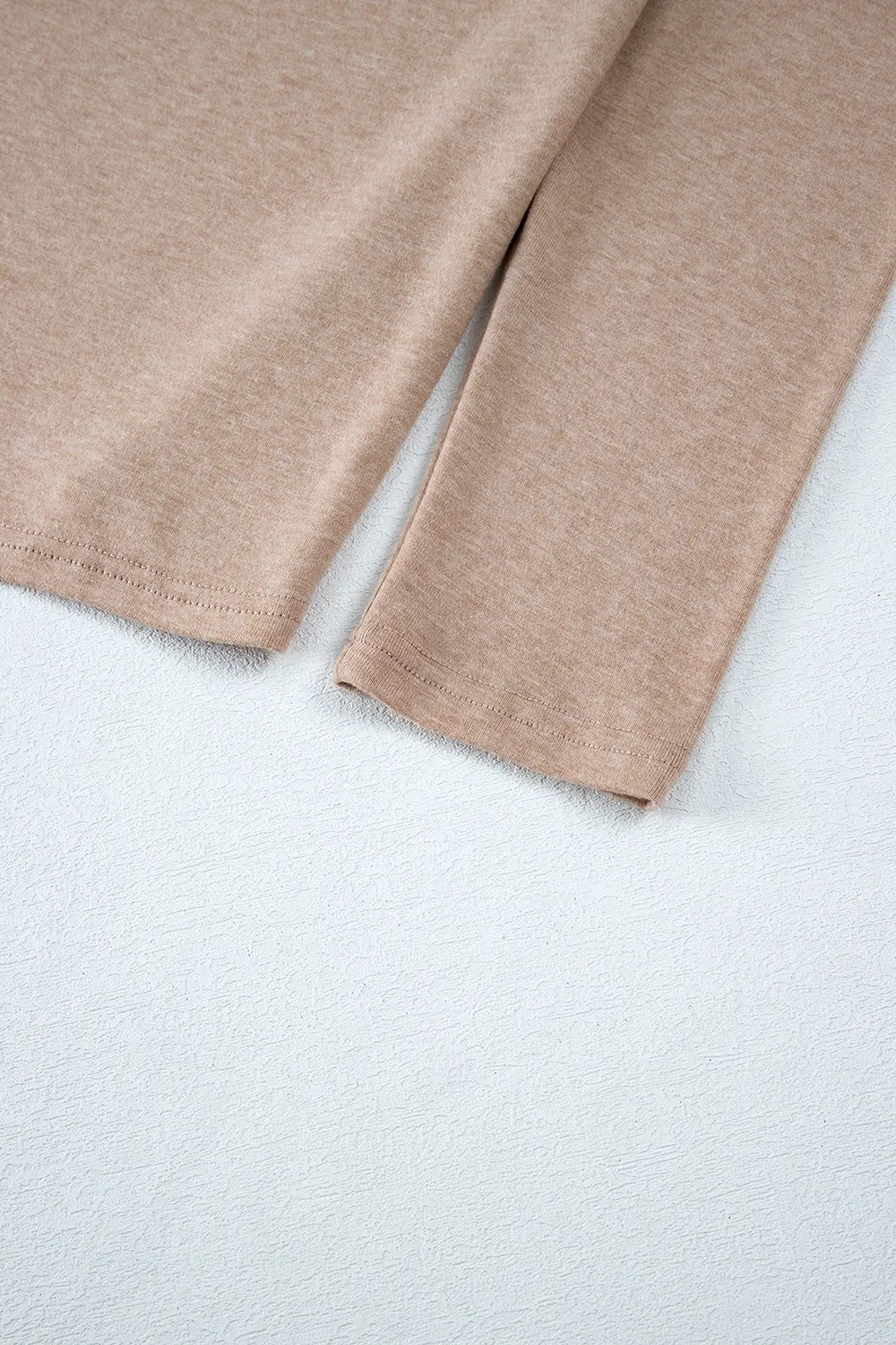 Texture Round Neck Long Sleeve T-Shirt, image 13
