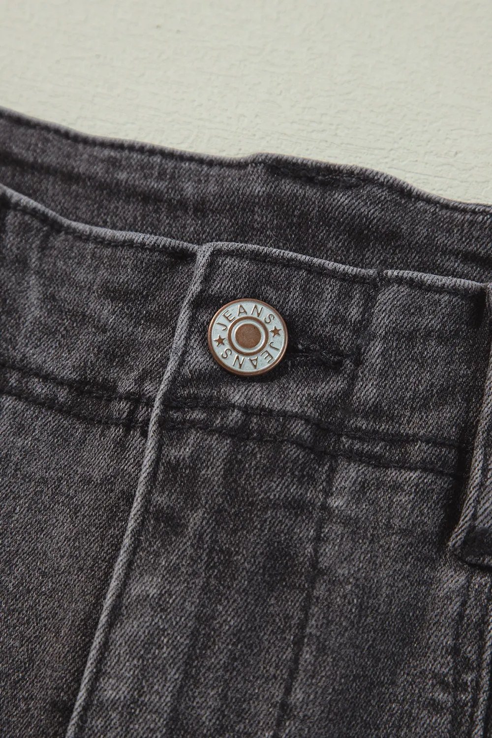 High-Waisted Wide-Leg Vintage Wash Jeans, image 18