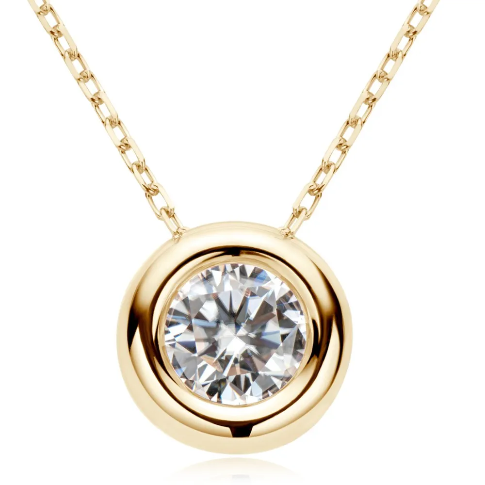 1 Carat Moissanite 925 Sterling Silver Necklace, image 7