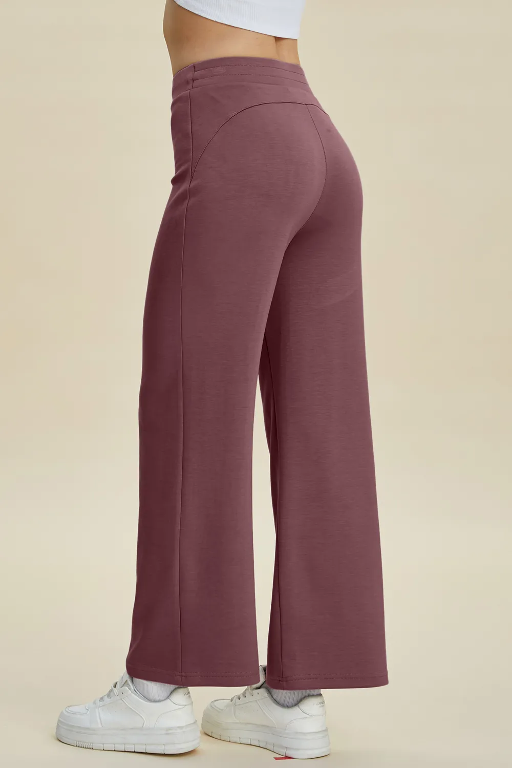 Full Size Air Scuba Drawstring Wide Leg Pants, image 10