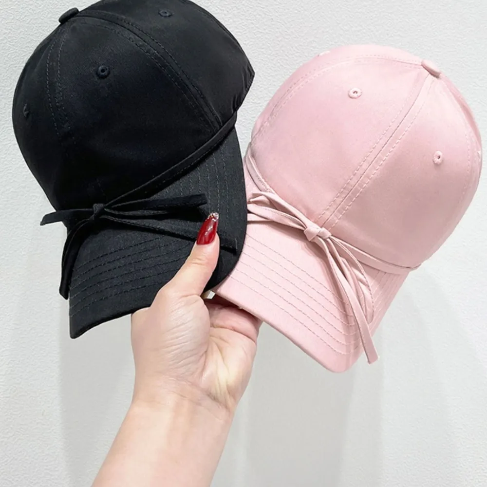 Bow Solid Color Baseball Cap, image 4