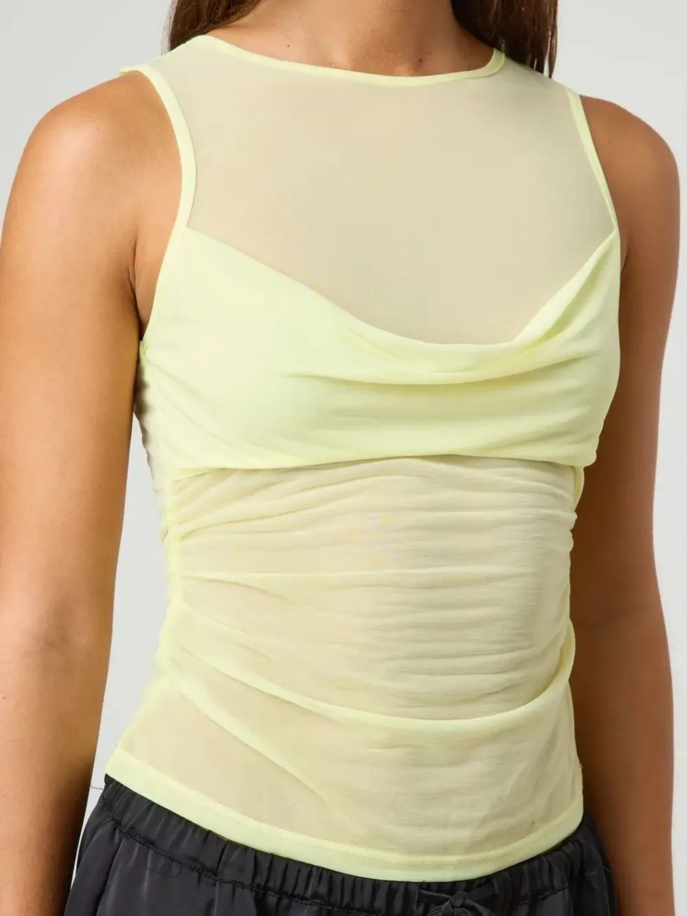 Ruched Round Neck Tank, image 8