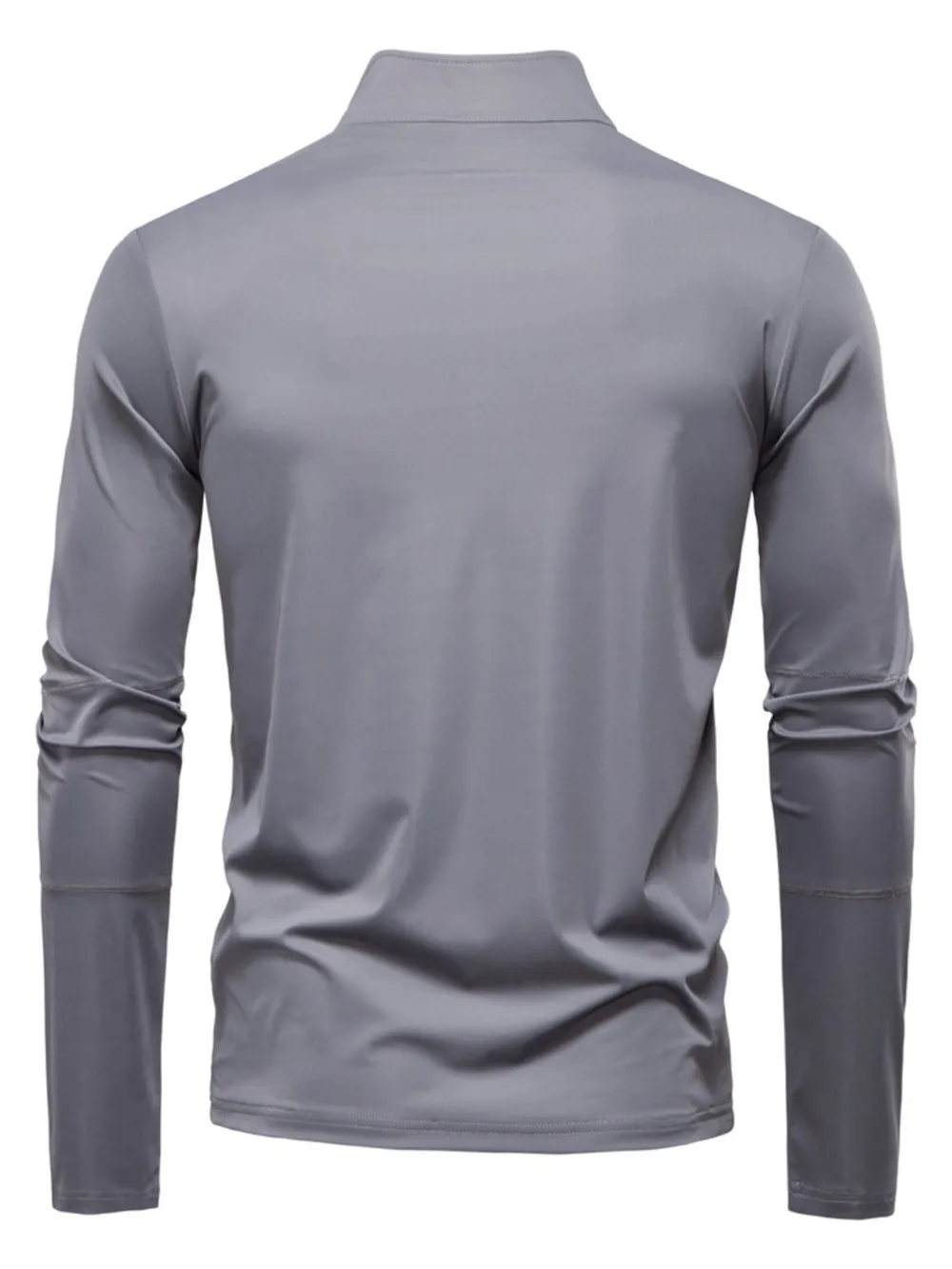 Men's Sun Protection Long Sleeve Half-Zip T-Shirt, image 3