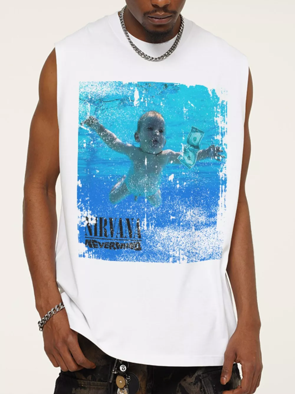 Men's Graphic Sleeveless Tank Top, image 2
