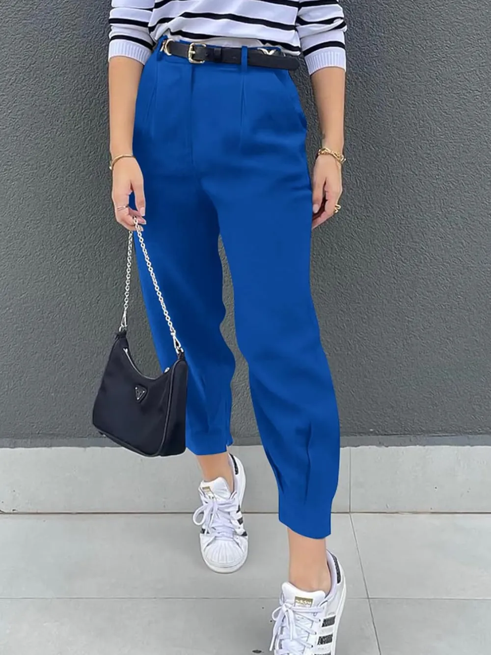 High Waist Cropped Pants, image 11