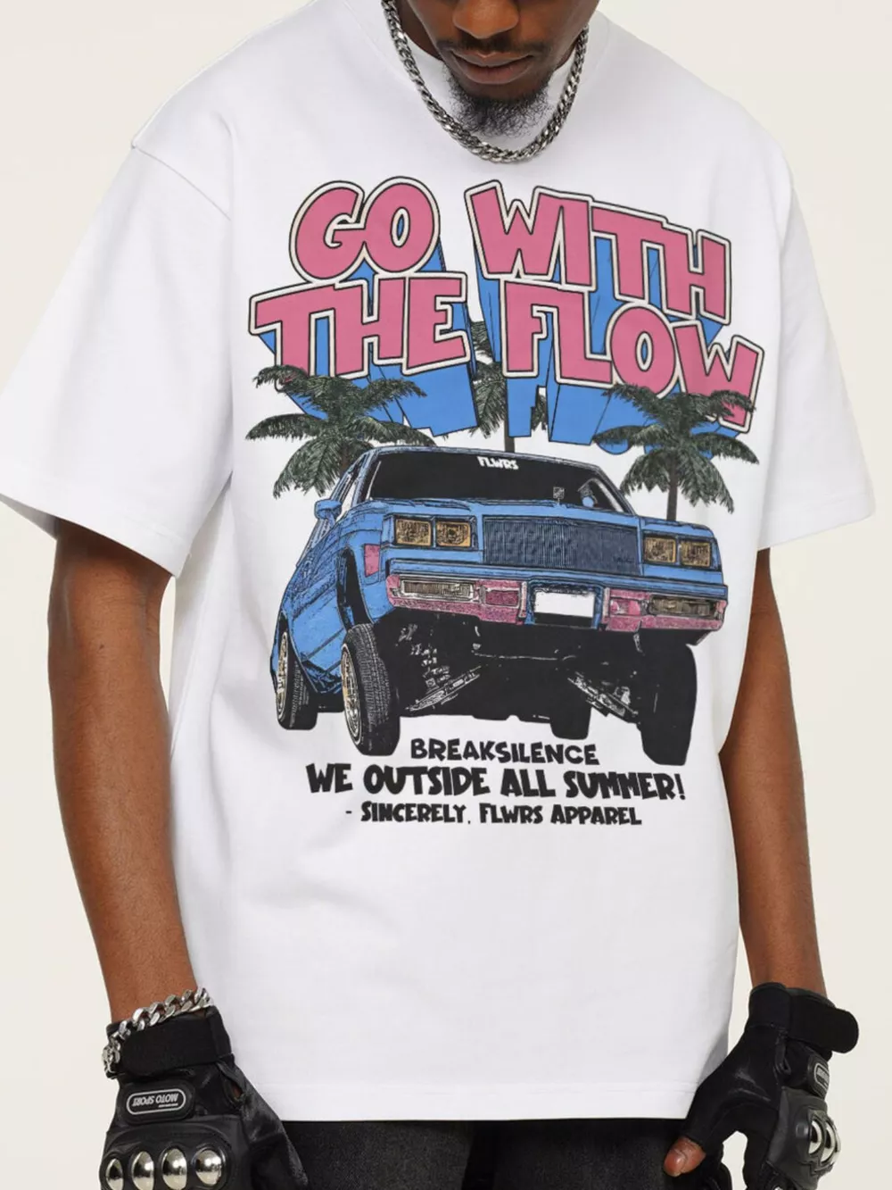 Men's Vintage Washed Graphic Oversized T-Shirt, image 4
