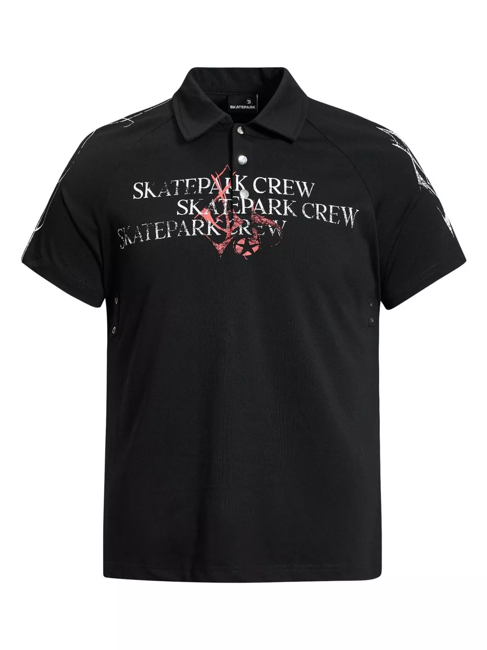 Men's Letter Short Sleeve Polo, image 9