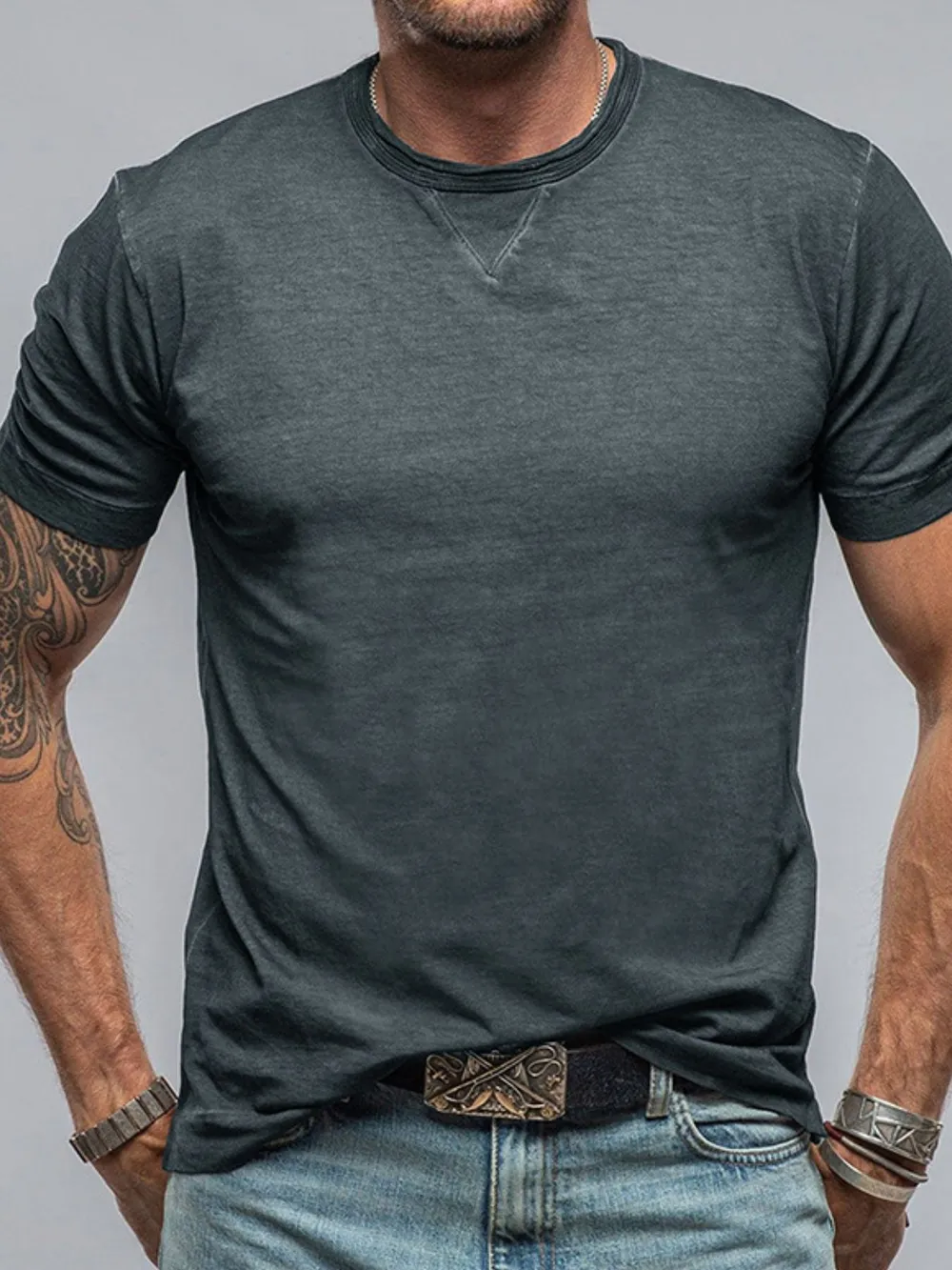 Men's Classic Short Sleeve Crew Neck T-Shirt, image 9