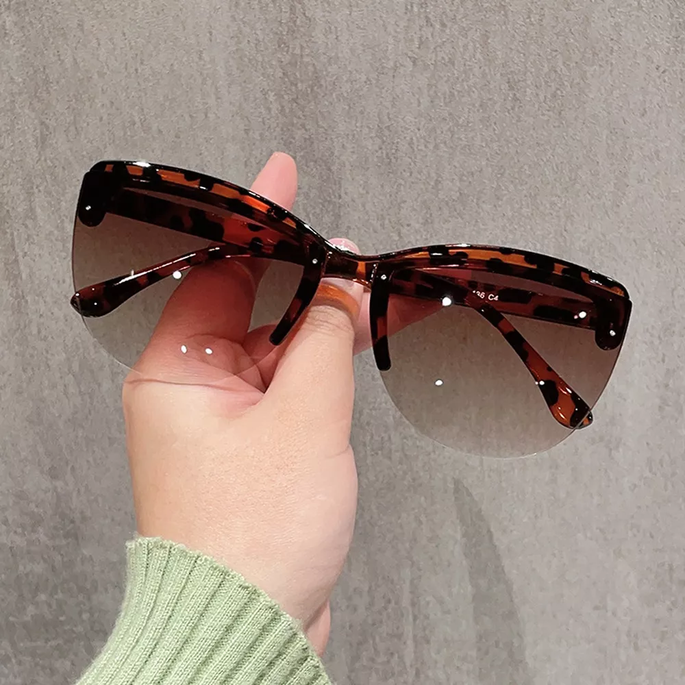 UV Protection Half-Rim Sunglasses, image 2