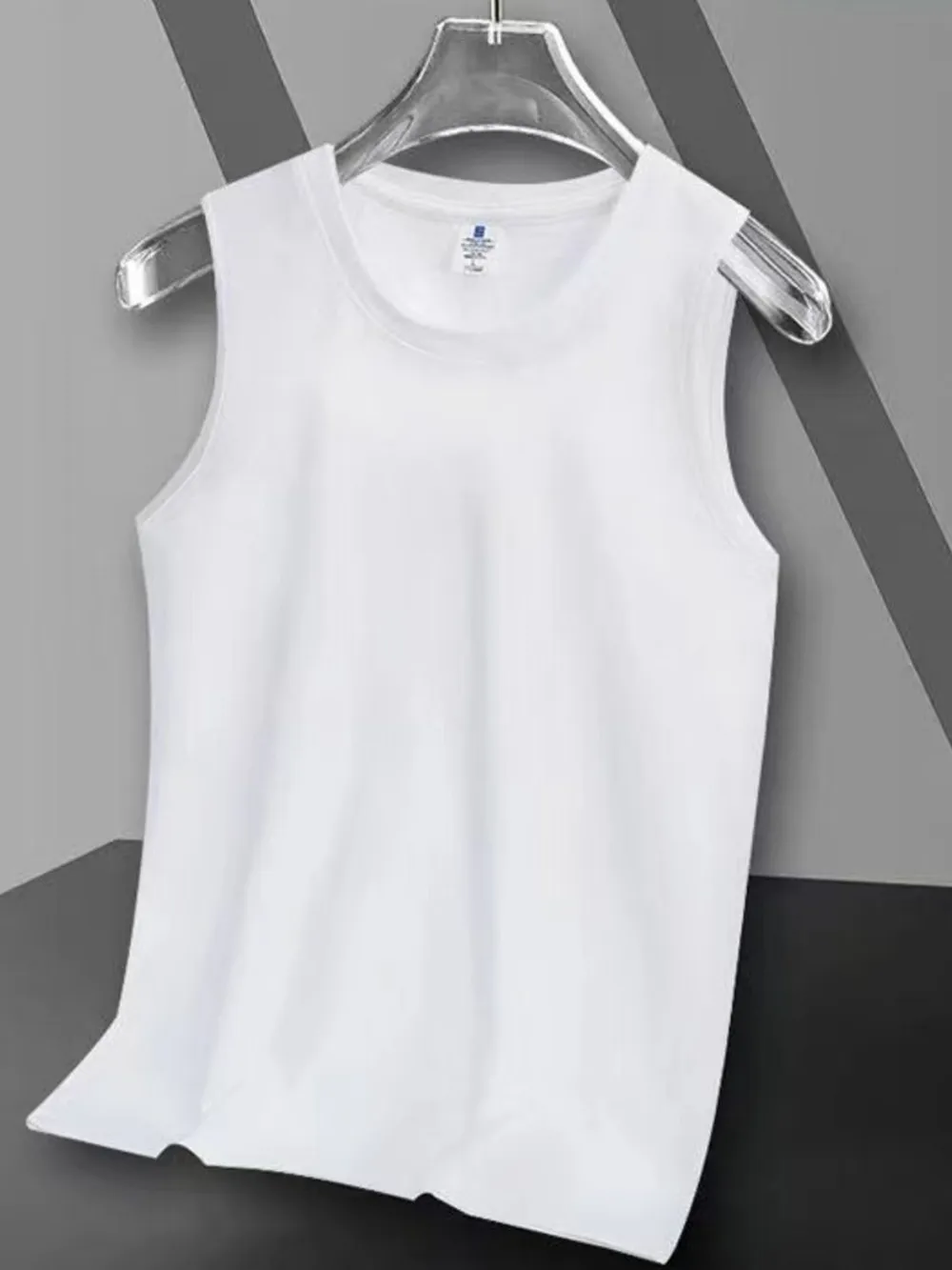 Men's Full Size Round Neck Tank Plus Size, image 3
