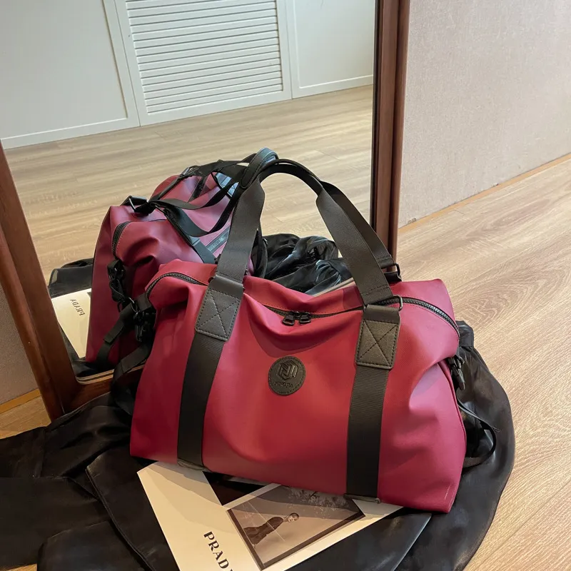 Oxford Cloth Travel Handbag, image 5