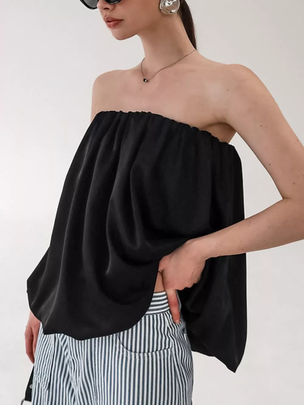 Bubble Hem Tube Top, image 10