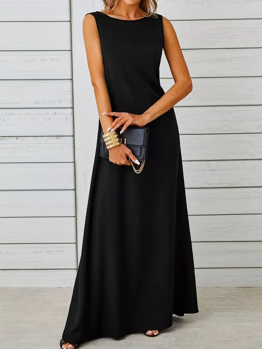Sleeveless Flowy Maxi Dress, image 24