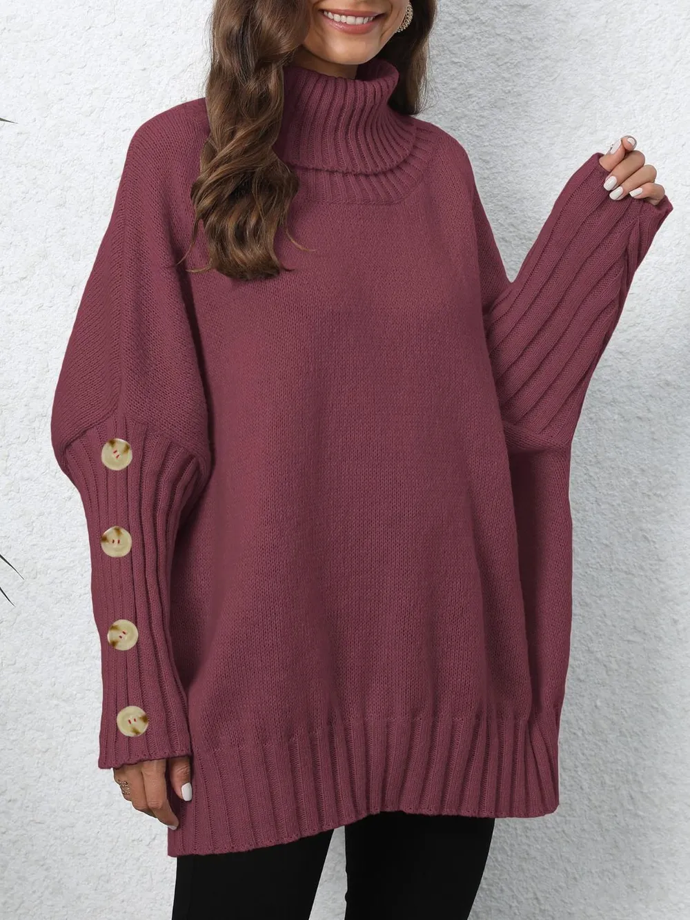 Turtleneck Long Sleeve Sweater, image 13