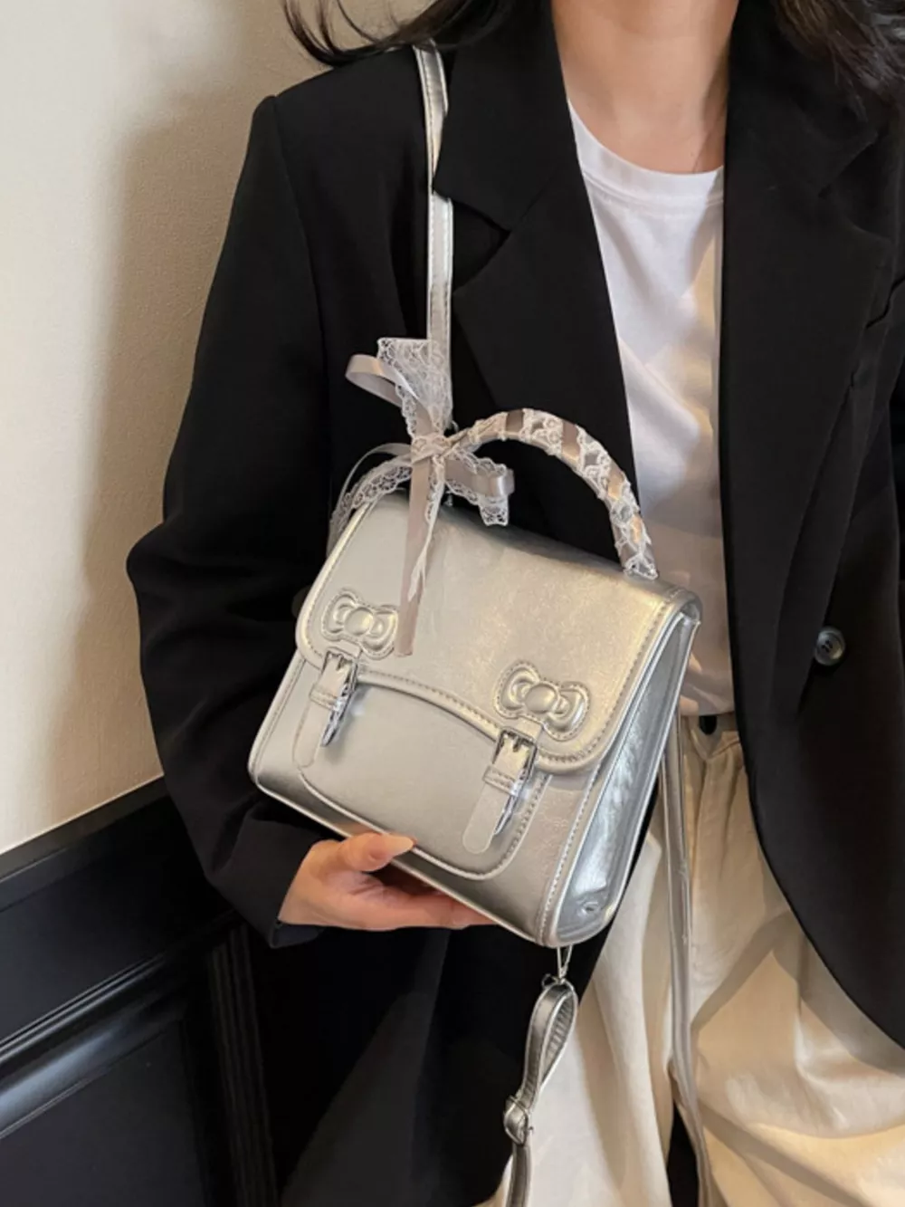 PU Leather Backpack Bag, image 10
