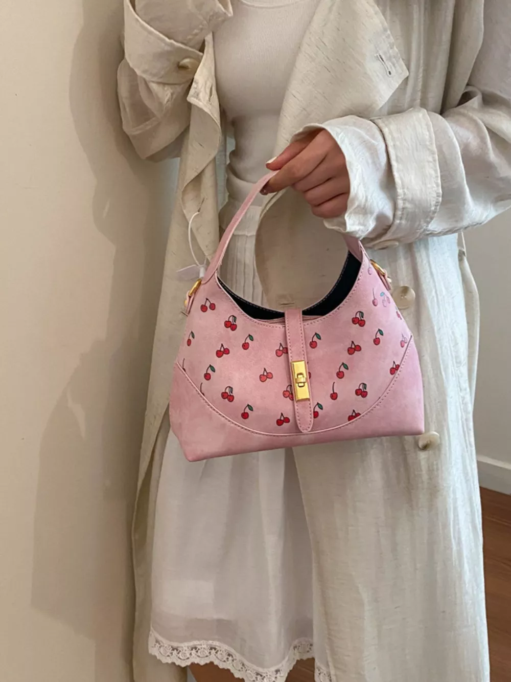 Cherry Print Crossbody Bag, image 11