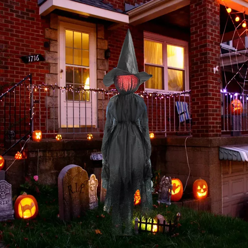 Halloween Glowing Head Witch, image 2