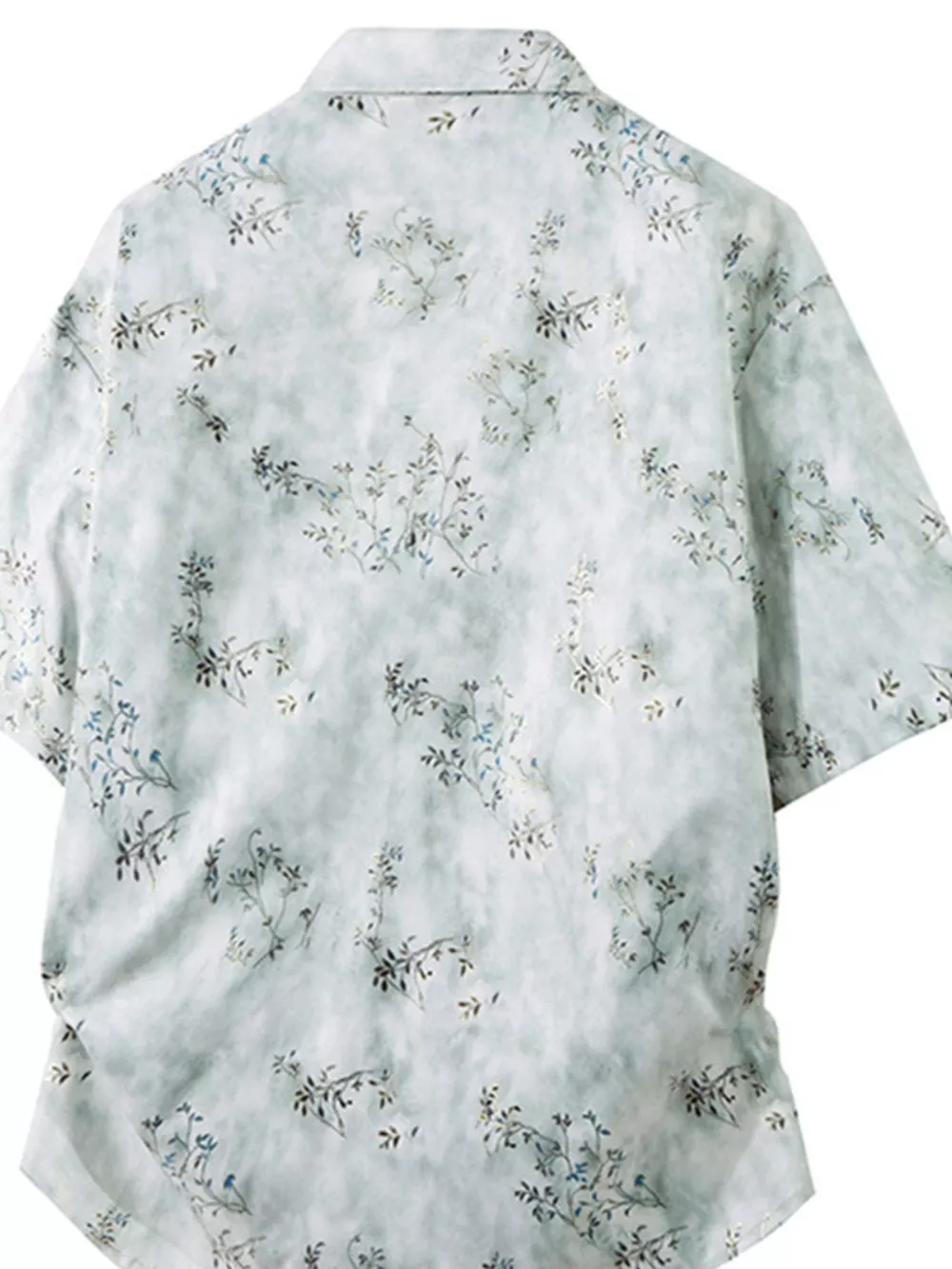 Men's Plus Size Tropical Print Short Sleeve Casual Shirt, image 12