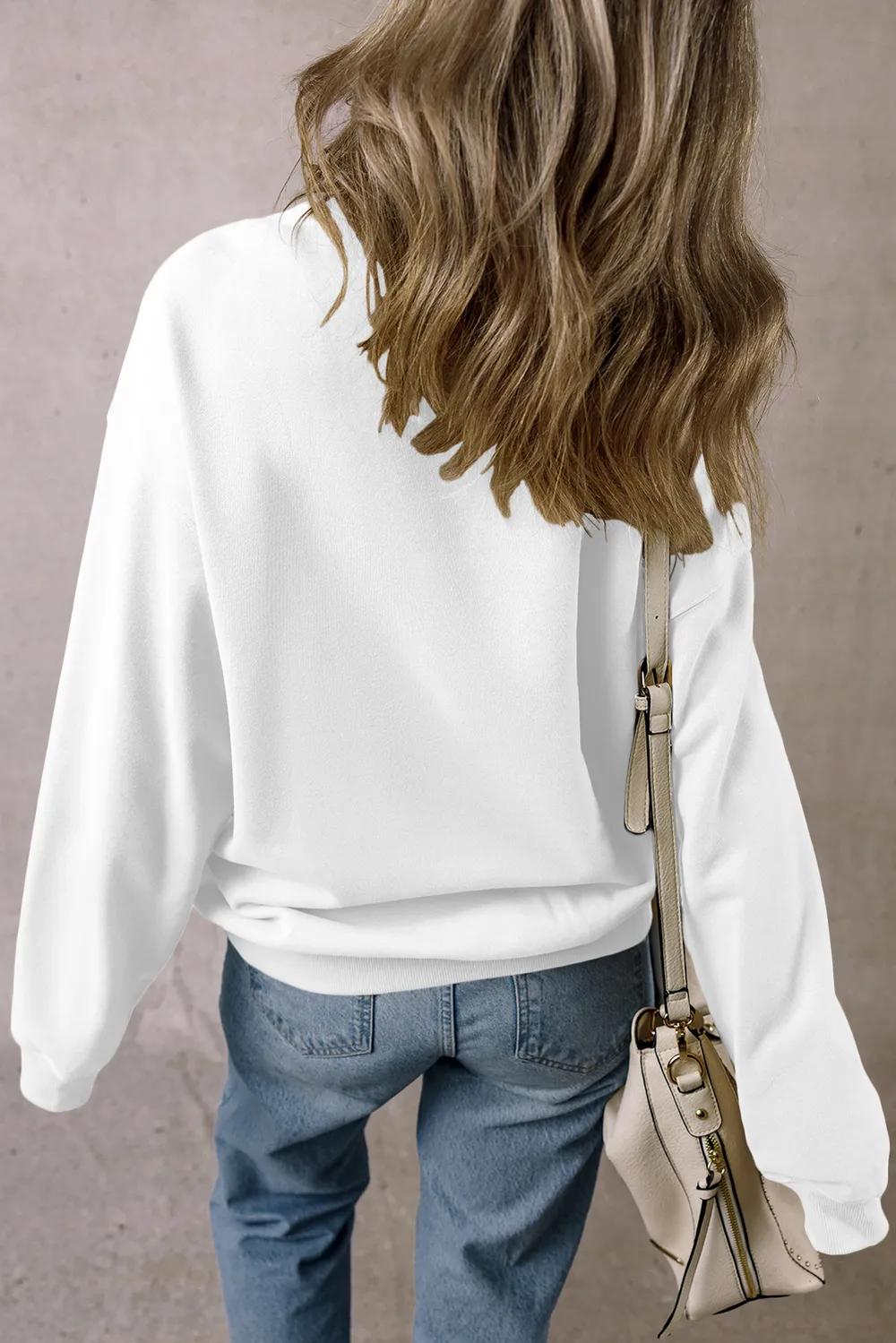 Round Neck Long Sleeve Sweatshirt, image 8