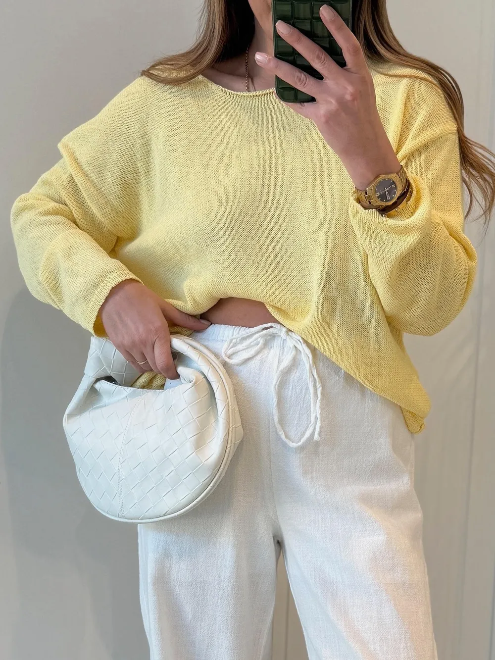 Boat Neck Drop Shoulder Sweater, image 3