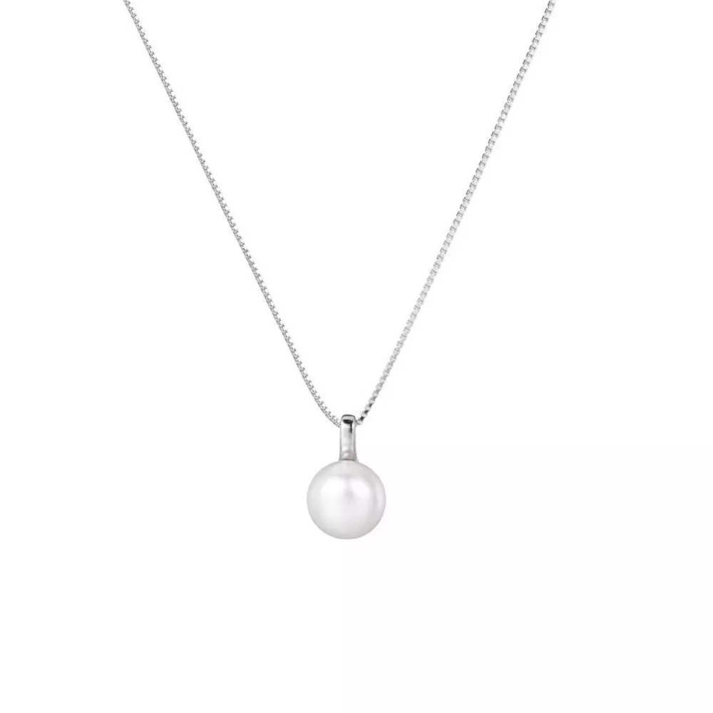 925 Sterling Silver Pearl Necklace, image 5