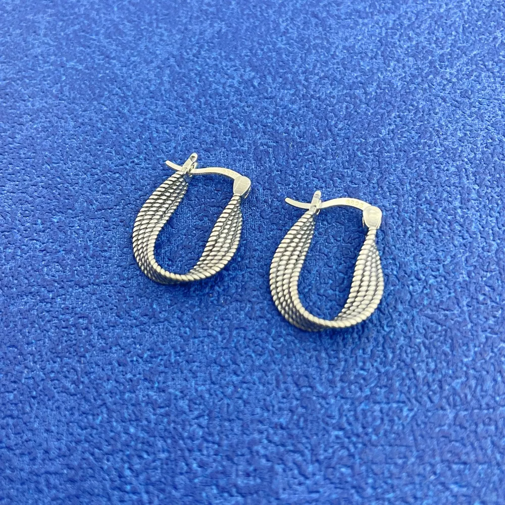 925 Sterling Silver Hoop Earrings, image 3