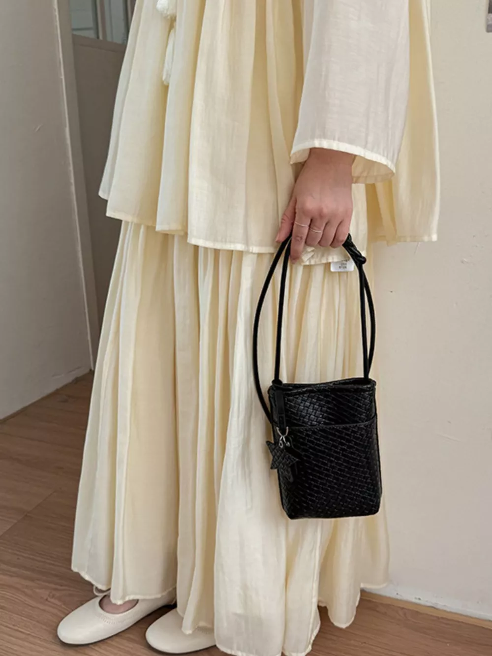 Woven Texture Crossbody Bag, image 2