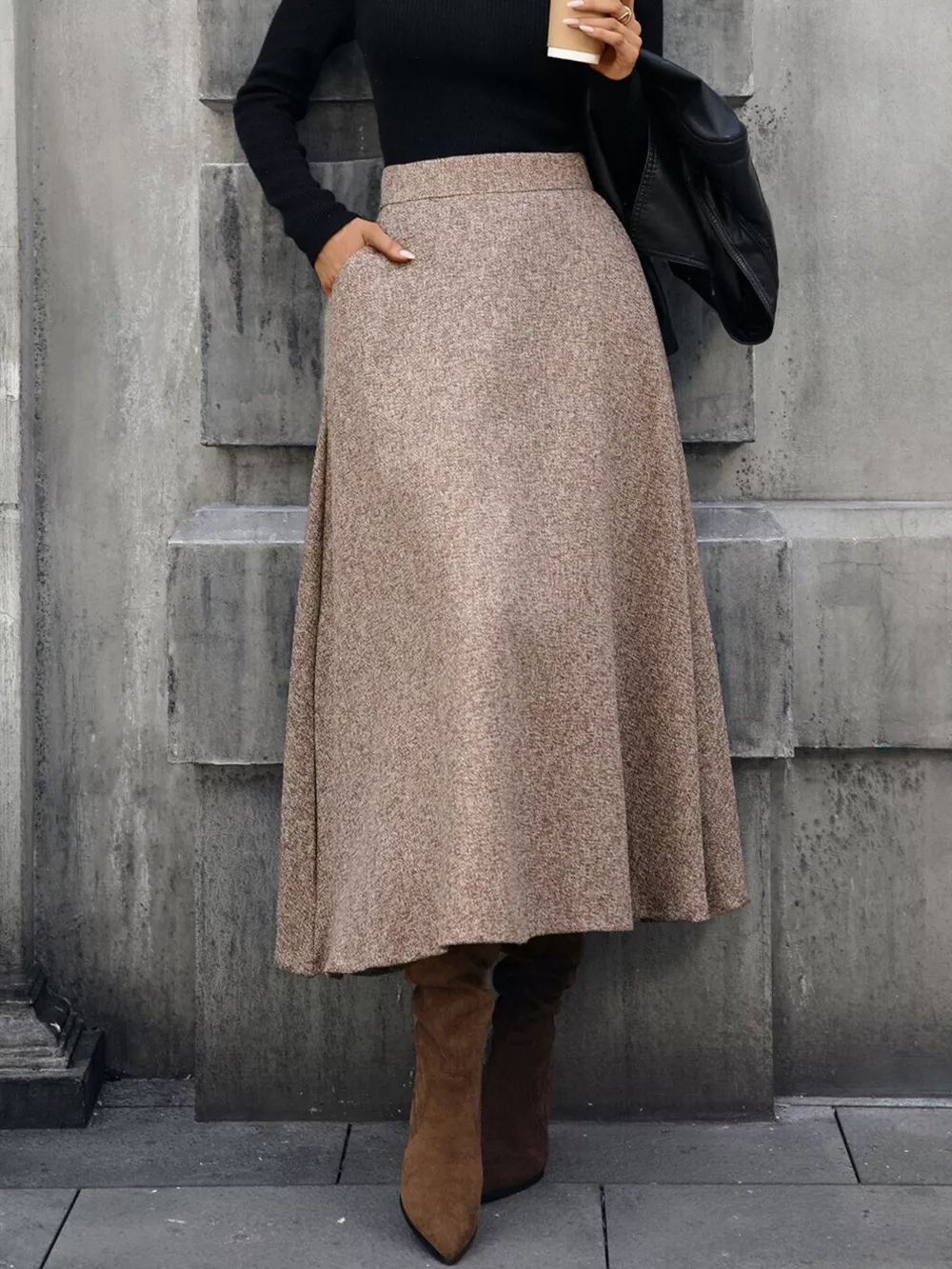 A-Line Midi Skirt, image 11